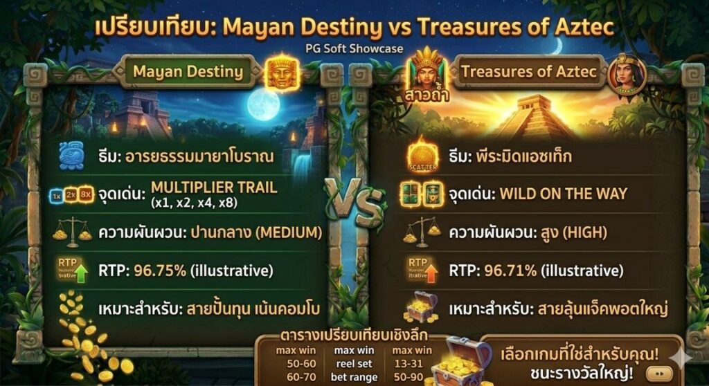 Mayan Destiny จากค่าย PG Soft