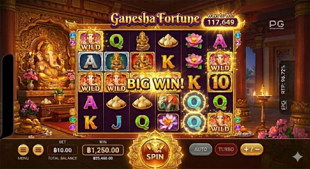 Ganesha Fortune PG Soft อาแปะพระพิฆเนศ 2026
